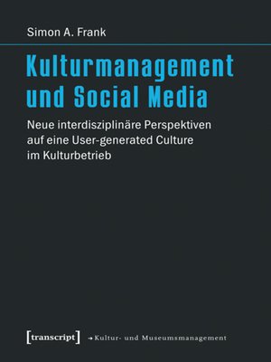 cover image of Kulturmanagement und Social Media